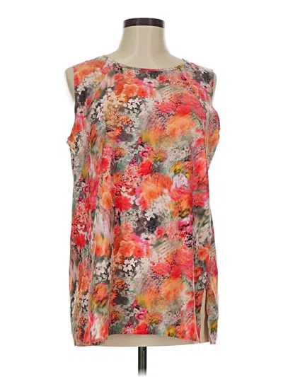 Pre-owned Athleta Sleeveless Blouse In Orange