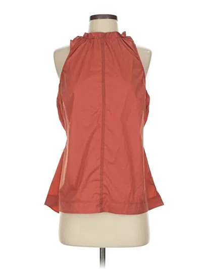 Pre-owned Athleta Sleeveless Blouse In Orange