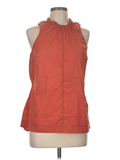 Pre-owned Athleta Sleeveless Blouse In Orange