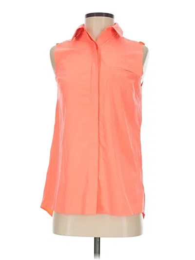 Pre-owned Athleta Sleeveless Blouse In Orange