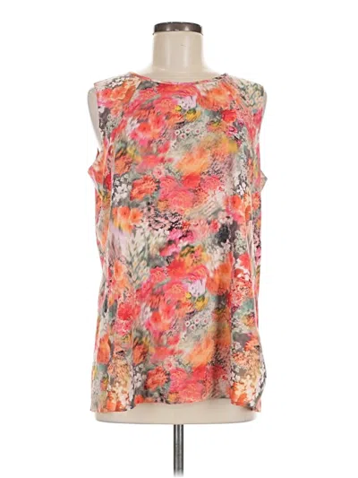 Pre-owned Athleta Sleeveless Blouse In Orange