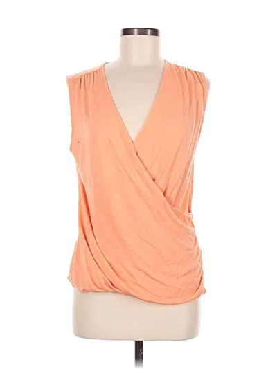 Pre-owned Athleta Sleeveless Blouse In Orange