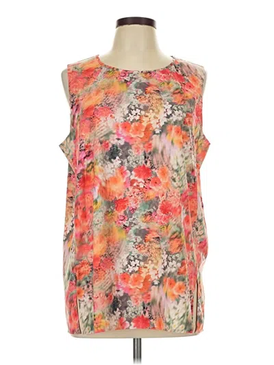 Pre-owned Athleta Sleeveless Blouse In Orange