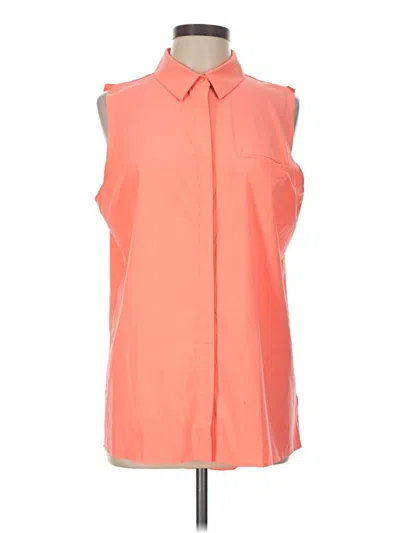 Pre-owned Athleta Sleeveless Blouse In Orange