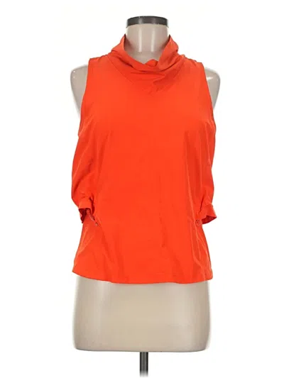 Pre-owned Athleta Sleeveless Blouse In Orange