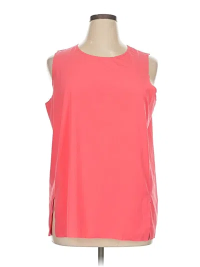 Pre-owned Athleta Sleeveless Blouse In Pink