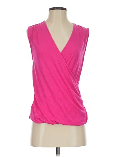 Pre-owned Athleta Sleeveless Blouse In Pink