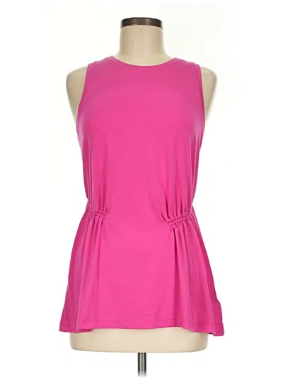 Pre-owned Athleta Sleeveless Blouse In Pink