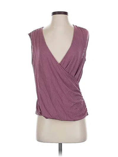Pre-owned Athleta Sleeveless Blouse In Purple