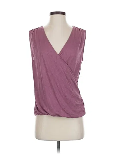 Pre-owned Athleta Sleeveless Blouse In Purple