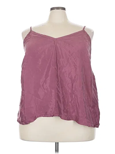 Pre-owned Athleta Sleeveless Blouse In Purple