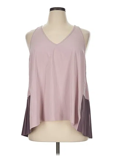 Pre-owned Athleta Sleeveless Blouse In Purple