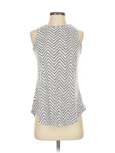 Pre-owned Athleta Sleeveless Blouse In Silver