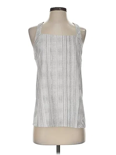 Pre-owned Athleta Sleeveless Blouse In Silver