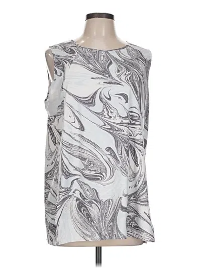 Pre-owned Athleta Sleeveless Blouse In Silver