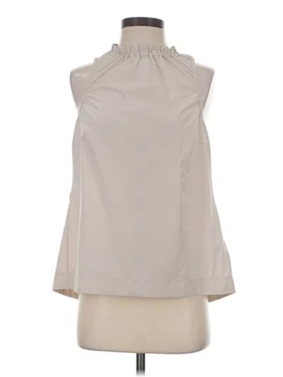 Pre-owned Athleta Sleeveless Blouse In Tan