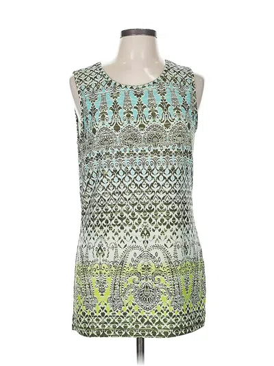 Pre-owned Athleta Sleeveless Blouse In White