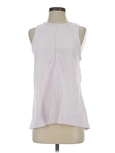 Pre-owned Athleta Sleeveless Blouse In White