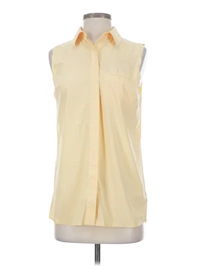 Pre-owned Athleta Sleeveless Blouse In Yellow
