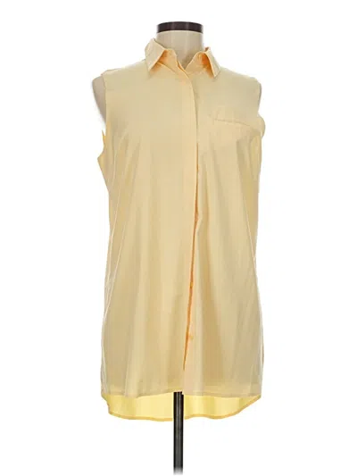 Pre-owned Athleta Sleeveless Blouse In Yellow