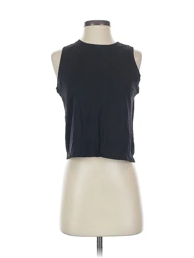 Pre-owned Athleta Sleeveless T-shirt In Black