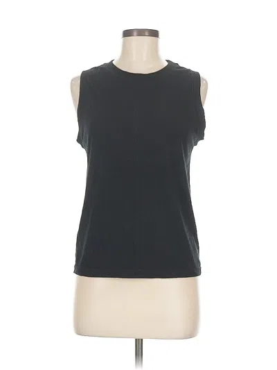 Pre-owned Athleta Sleeveless T-shirt In Black