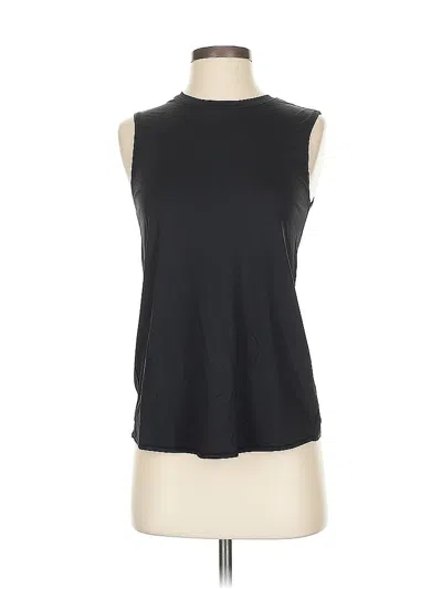 Pre-owned Athleta Sleeveless T-shirt In Black
