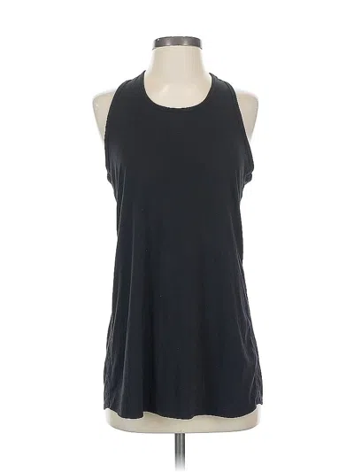 Pre-owned Athleta Sleeveless T-shirt In Black
