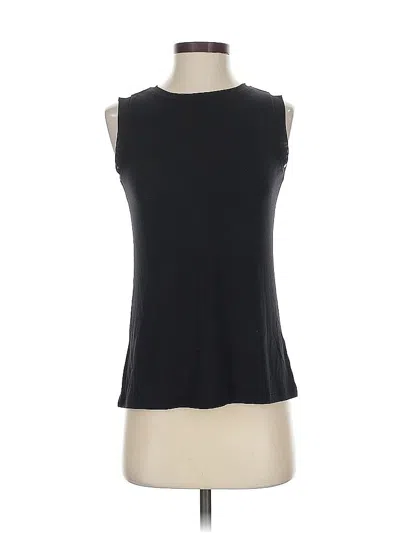 Pre-owned Athleta Sleeveless T-shirt In Black