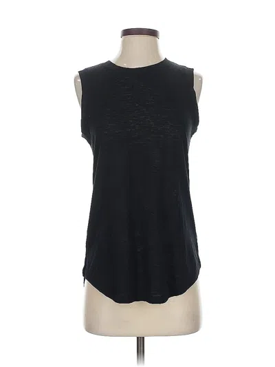 Pre-owned Athleta Sleeveless T-shirt In Black