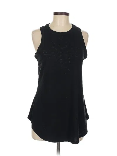 Pre-owned Athleta Sleeveless T-shirt In Black