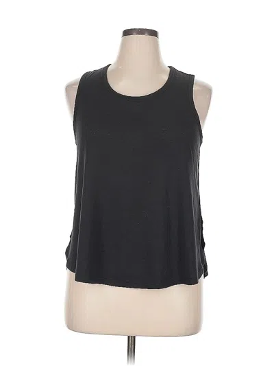 Pre-owned Athleta Sleeveless T-shirt In Black