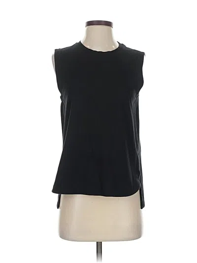 Pre-owned Athleta Sleeveless T-shirt In Black