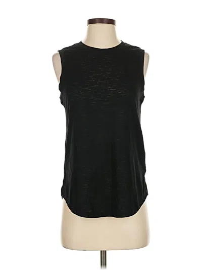Pre-owned Athleta Sleeveless T-shirt In Black