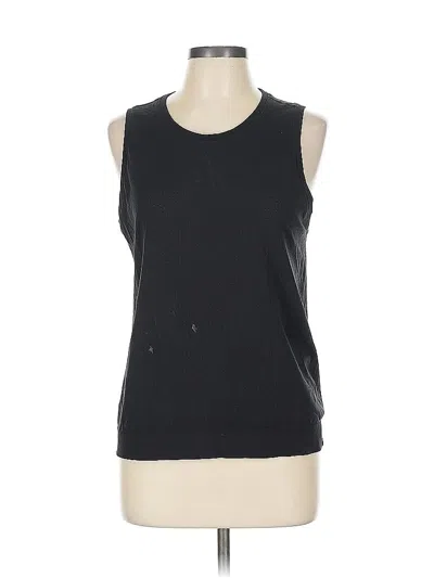 Pre-owned Athleta Sleeveless T-shirt In Black