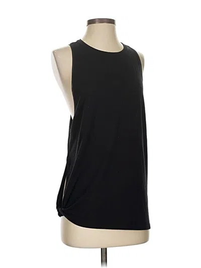 Pre-owned Athleta Sleeveless T-shirt In Black