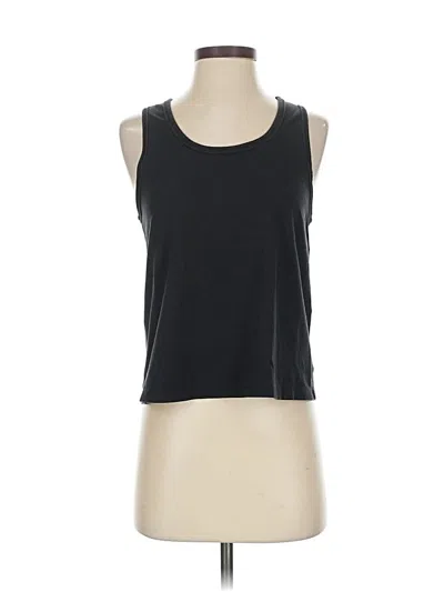 Pre-owned Athleta Sleeveless T-shirt In Black