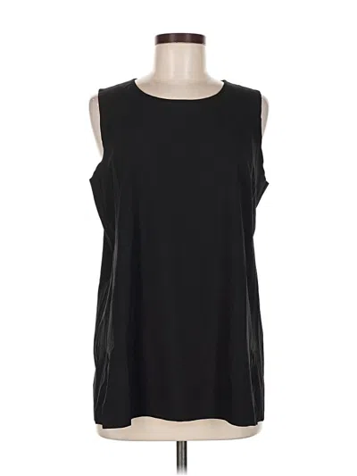 Pre-owned Athleta Sleeveless T-shirt In Black