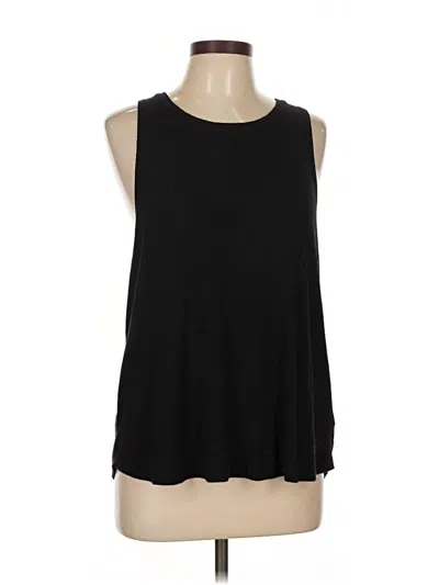 Pre-owned Athleta Sleeveless T-shirt In Black