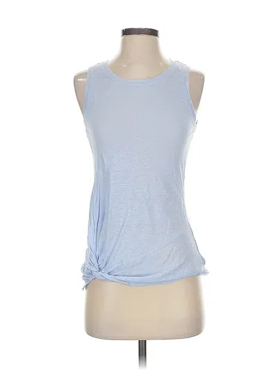 Pre-owned Athleta Sleeveless T-shirt In Blue