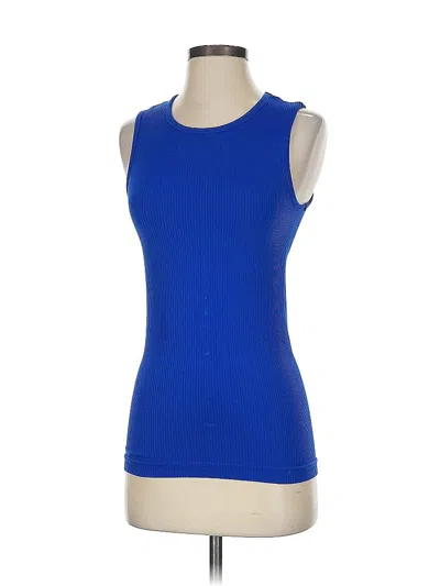 Pre-owned Athleta Sleeveless T-shirt In Blue