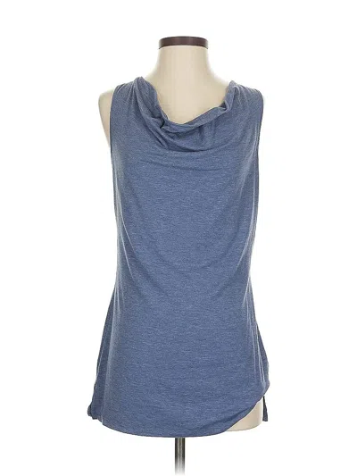 Pre-owned Athleta Sleeveless T-shirt In Blue