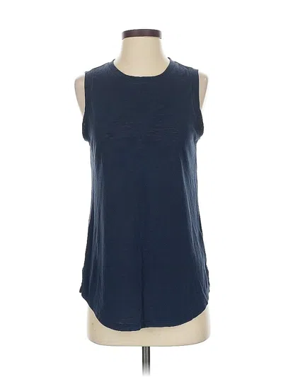 Pre-owned Athleta Sleeveless T-shirt In Blue