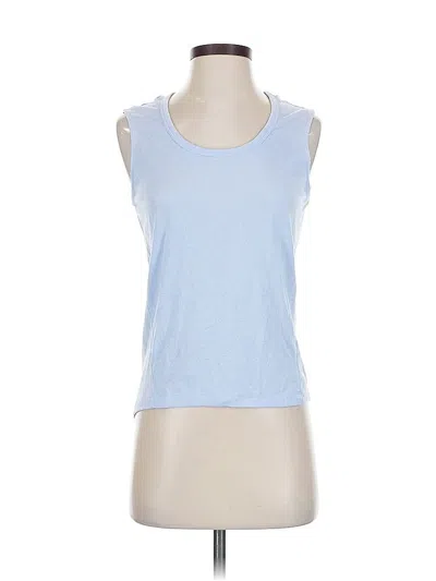 Pre-owned Athleta Sleeveless T-shirt In Blue