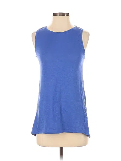Pre-owned Athleta Sleeveless T-shirt In Blue