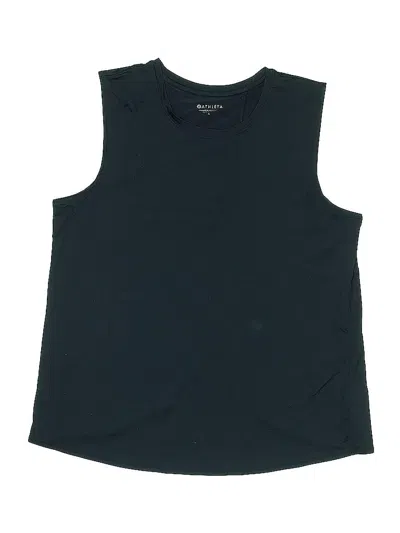 Pre-owned Athleta Sleeveless T-shirt In Blue