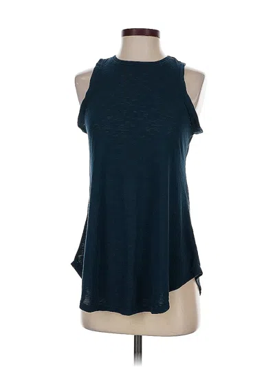 Pre-owned Athleta Sleeveless T-shirt In Blue