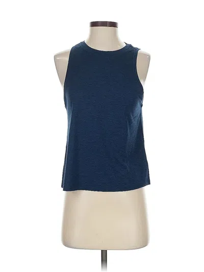 Pre-owned Athleta Sleeveless T-shirt In Blue