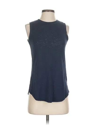 Pre-owned Athleta Sleeveless T-shirt In Blue