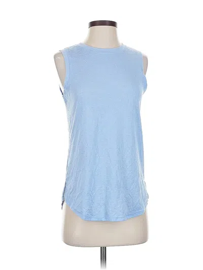 Pre-owned Athleta Sleeveless T-shirt In Blue